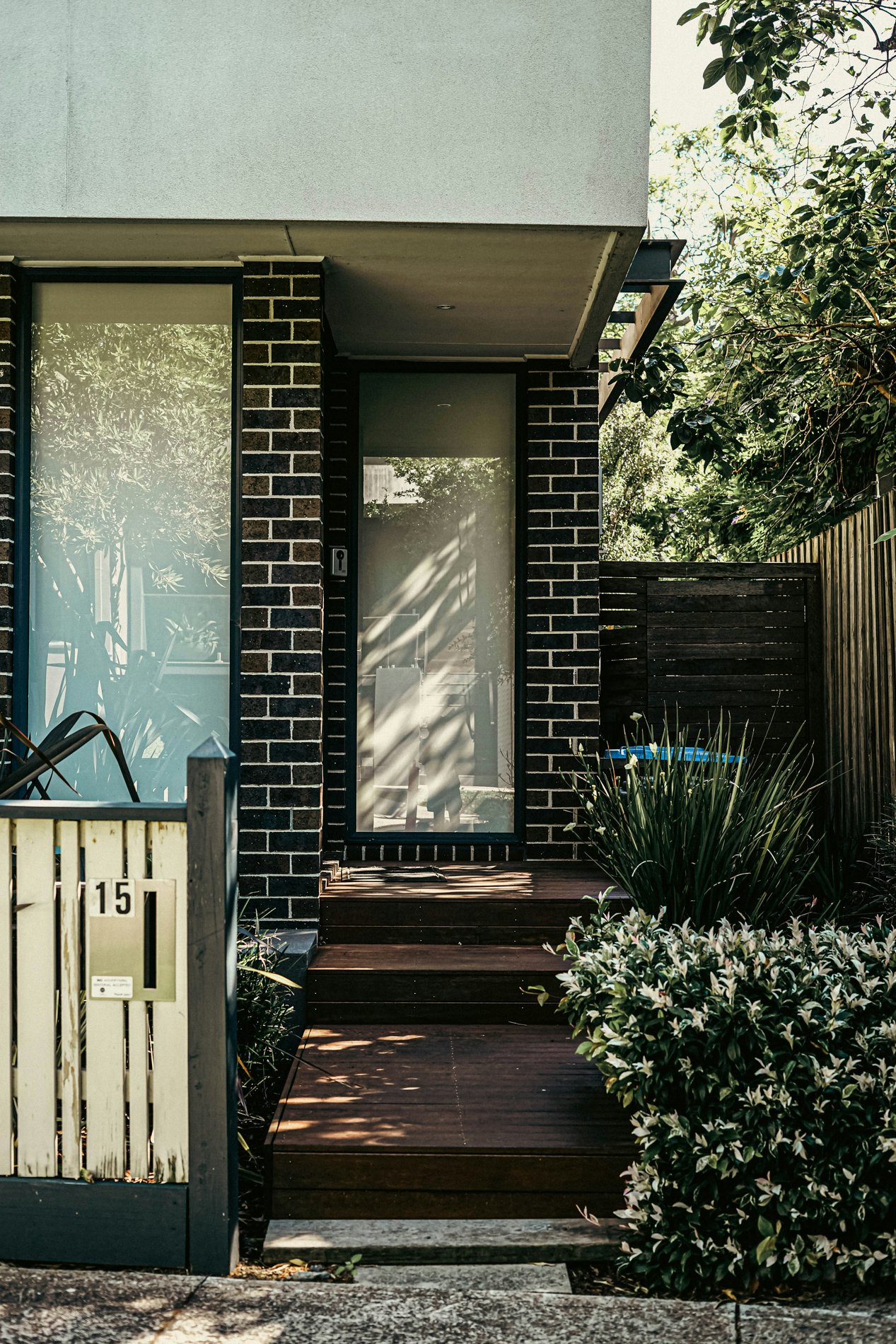 Entrance of a contemporary Australian home